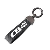 ❈ﺴ☈ Carbon fiber motorcycle keychain key ring for Honda CB400SF CB 400 CB400 1998-2020 Motorcycle Accessories