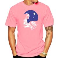 Novelty Astronaut Space Music Piano T Shirt Men O-neck 100 Cotton Graphic Print T Shirt