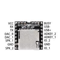 Dfplayer บอร์ดโมดูลเครื่องเล่น MP3 DF MP3เสียงบอร์ดสำหรับ Arduino รองรับ TF Card U-Disk Io/serial Port/ad โมดูล