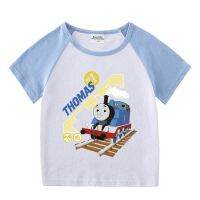 Thomas &amp; Friends Sando สำหรับเด็กเสื้อผ้า T เสื้อสำหรับเด็กการ์ตูนเสื้อขาย1 2 3 4 5 6 7 8ปี Tshirt Tees สำหรับเด็กแขนสั้นผ้าฝ้ายนุ่มสำหรับเด็กทารก Chidren Casual Homewears