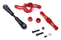 Losi 5ive-t spare parts CNC alloy double arms steering base kits 87064 for 1/5 scale rc Rovan LT Truck