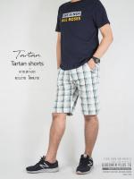 [ ส่งฟรี KERRY ] กางเกง ขาสั้น ผู้ชาย ลายสก็อต Tartan Shorts Goodwin 9559