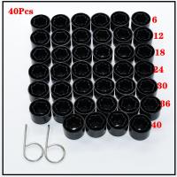 1K0601173 17mm 40-pieceset anti-theft bike center Mother Covers caps Lug bolt Fit for Jetta golf MK5 Passat B6 Touran Polo