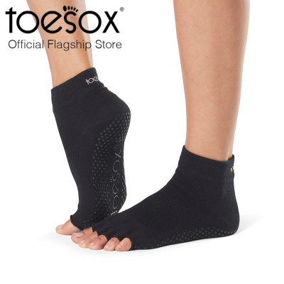 ToeSox โทซอคส์ ถุงเท้ากันลื่นแยกนิ้วแองเคิล รุ่น Ankle เปิดนิ้วเท้า