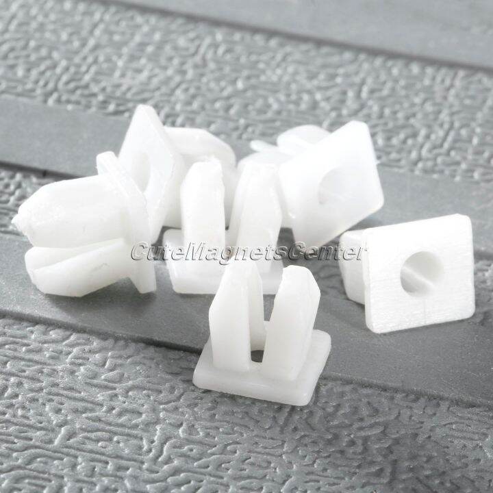 50pcs-5mm-hole-auto-fastener-white-car-plastic-push-rivet-fender-clips-fender-bumper-door-side-skirt-retainer-universal-towels