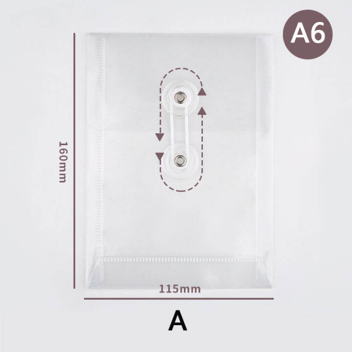 แฟ้มใส่เอกสาร-แบบใส-กันน้ำ-ขนาด-a6