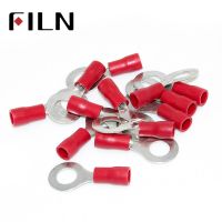 RV1.25-6 Red Ring insulated terminal Cable Wire Connector suit 0.5-1.5mm Electrical Crimp Terminal 100PCS/Pack