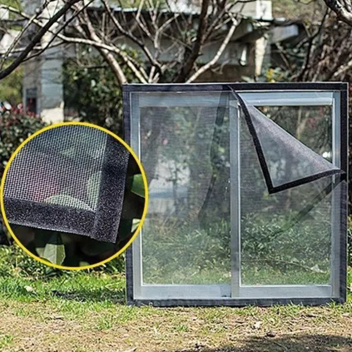 Window Mesh Door Curtain Snap Net Guard Mosquito Windows