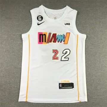 Nike Men's 2022-23 City Edition Miami Heat Jimmy Butler #22 White