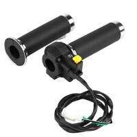 สวิตช์ปุ่มฆ่าก้านแก๊ส Grip Motor 22พวงมาลัยมม. สำหรับ49cc 66cc 80cc สวิตช์พวงมาลัยสากลจักรยานยนต์