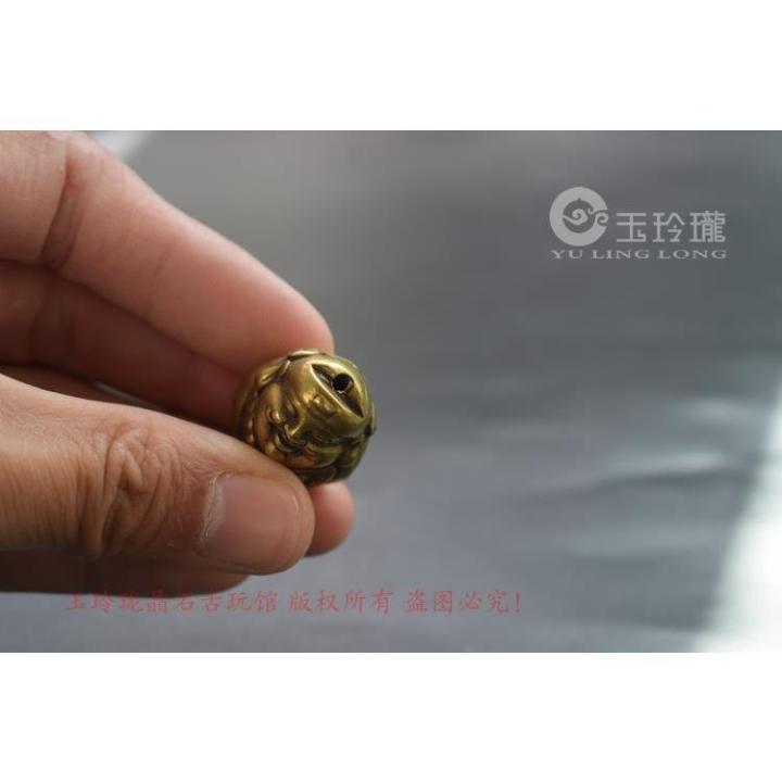 จี้เทพเจ้าแห่งความมั่งคั่งทองแดงรูปกระเป๋าทำจากทองเหลืองแท้ห่วงโซ่กุญแจทองแดงเทพเจ้าแห่งความมั่งคั่งทองแดง-seiko-ทองแดงแกะสลักขนาดเล็กจี้ทองแดงพระพุทธรูปสำริด