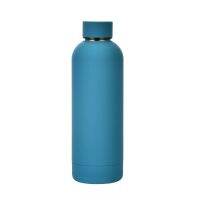 500Ml Matte สแตนเลสสูญญากาศฉนวนขวดน้ำร้อนเย็น Double Walled Cola Shape Thermos Leak-Proof กีฬา Flask