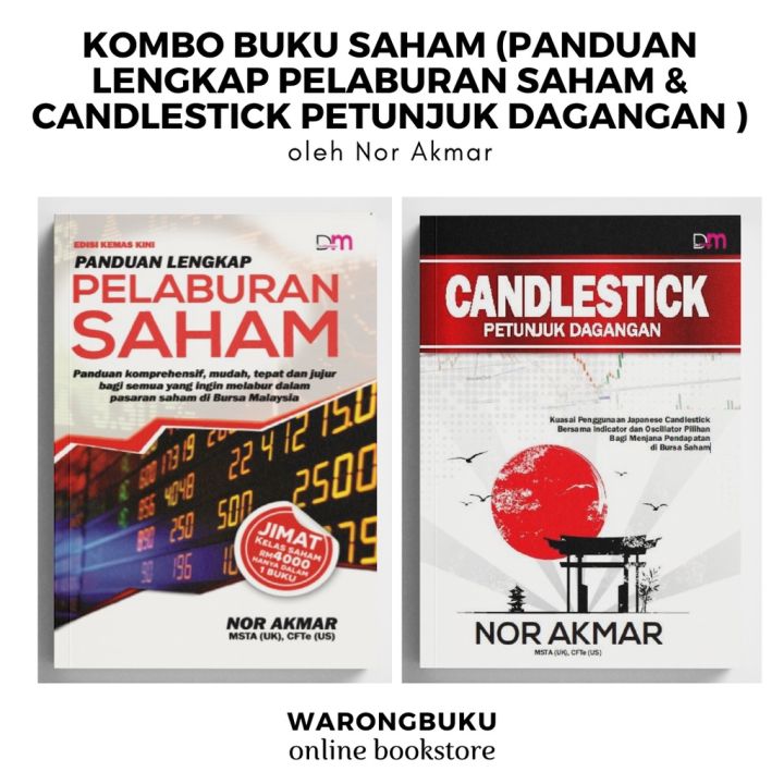 Idea Saham - Kombo Buku Saham Panduan Asas Pelaburan Saham + Candlestick  Petunjuk Saham | buku saham | melabur saham bskl | Lazada