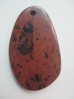 จี้หินธรรมชาติ หินแจสเปอร์ Brown Jasper ขนาดใหญ่ (L1)