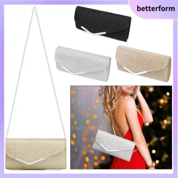 Pu Dinner Evening Handbag Casual Envelope Clutch Purse Solid Color Banquet Purse  Clutch Bags Wedding Prom Handbag