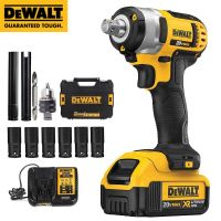 ประแจผลกระทบไร้สาย DEWALT ประแจแบตเตอรี่ลิเทียมชาร์จใหม่ได้203N.M DCF880 Kunci Pas Listrik ของแท้18V เครื่องมือ Dewalt