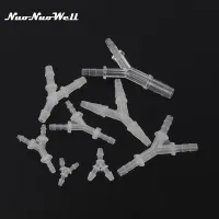 5pcs Environmental 2mm 4mm 6mm Soft Hose Fittings Y-Type Tee Connector Aquarium Adapter Fish Tank Air Pump Joint 3 Way Connector