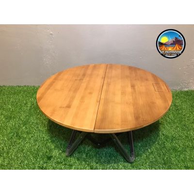 bamboo folding Table 60cm โต๊ะพับไม้ไผ่