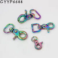 10-30pcs 8mm 10mm 17mm 20mm 26mm rainbow High quality Bag Clasps Lobster Swivel Trigger Clips Snap Hook Accessories dog leash