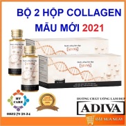 HCMCOMBO 2 HỘP COLLAGEN ADIVA - HỘP 14 chai 30ml