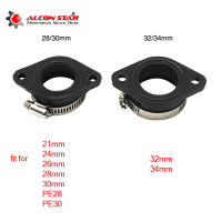 Alconstar-มอเตอร์ไซค์ยางจักรยานสกปรกท่อทางเข้าการนำเข้าเครื่องปรับคาร์บูเรเตอร์สำหรับ MIKUNI OKO KOSO KEIHIN 28 30 32 34 Pe28mm Pe30mm