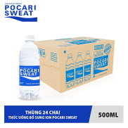 THÙNG 24 CHAI THỨC UỐNG BỔ SUNG ION POCARI SWEAT 500ML