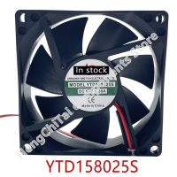 NEW YTD158025S DC 15V 0.30A 2-wire 80x80x25mm Cooling Fan