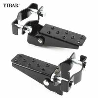 2pcs 1 pair Universal Fit Black Motorcycle Passenger Foot Peg Rear Pedal Footrest 25 28mm