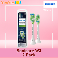 Philips Sonicare W3 Premium White replacement toothbrush heads, BrushSync technology, White