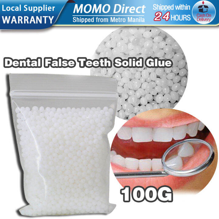 100g Temporary Fake Denture Filler Dental False Teeth Solid Glue