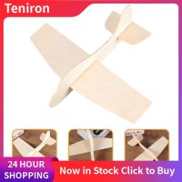 Teniron 6pcs โมเดลเครื่องบินไม้ประกอบเครื่องบินไม้ Diy ภาพวาดว่างเปล่าระนาบเด็กของเล่นของขวัญ