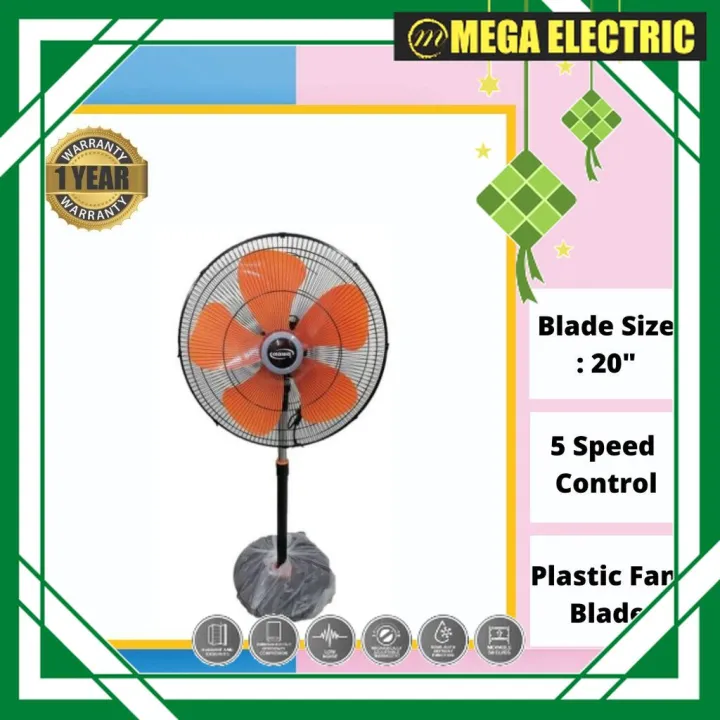 DAWA 18” POWERFUL COMMERCIAL STAND FAN (DSF185B)/ 20" POWERFUL