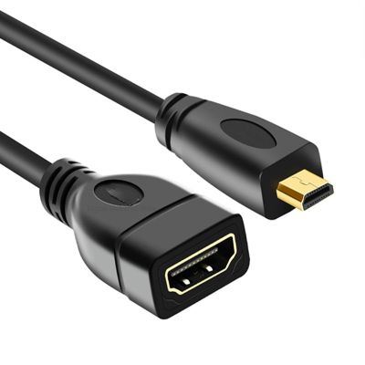 Chaunceybi 6 Inch HDMI-compatible Cable Male To Female Convertor 15cm Micro-HDMI Extension