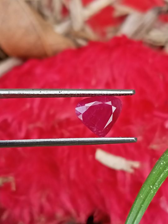 ทับทิมพม่าเนื้อเทียน-เจียร์พิเศษรูปหัวใจสวยๆ-เป็นพลอยที่หายากมากอีกหนึ่งบ่อ-1-30กะรัต