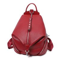 Anti-theft Women Backpacks 100% Leather Travel Backpacks Large Capacity Schoolbag For Girls 2022 New Design Backpack