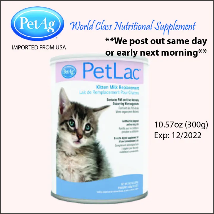PetLac 300g (10.5oz) Kitten Milk Replacer Lazada