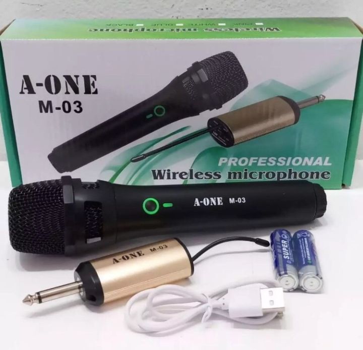 a-one-ไมโครโฟน-ไร้สาย-wireless-microphone-uhf-รุ่น-m-03-pt-shop