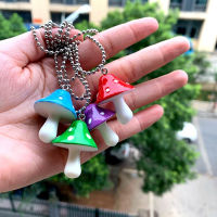 hang qiao shop Mushroom Pendant Women Cute Lovely Necklace Party Unusual Jewelry