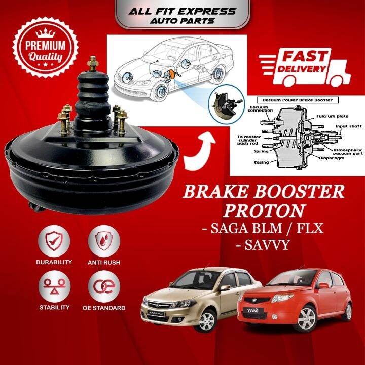 PROTON SAGA BLM / FLX , SAVVY BRAKE BOOSTER PUMP BRAKE SERVO PUMP