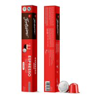 ฟอร์ติสิโม กาแฟแคปซูลอะลูมิเนียม เอสเพรสโซ่ คลาสสิค 10 แคป - Coffee Capsule Espresso Classic for Nespresso x10 Fortisimo