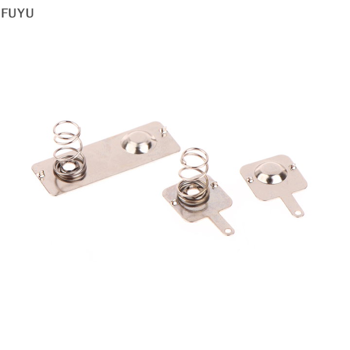 fuyu-10pcs-แบตเตอรี่-aa-shrapnel-11-13mm-กล่องแบตเตอรี่-spring-บวกและลบ-unipolar-0-3mm-เหล็ก-นิกเกิลชุบแบตเตอรี่ฤดูใบไม้ผลิ