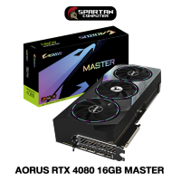 AORUS RTX 4080 16GB MASTER GDDR6X 256-bit การ์อจอ GeForce VGA RTX 4000 Series สินค้าใหม่มือ 1 ประกันศูนย์ไทย 3 ปี