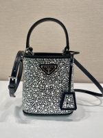 Prada Panier satin bag with crystals Top-Handle Bag