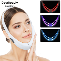 EMS Facial Lifting Device LED Photon Tpy Face Slimming Vition Massager Double Chin V Line Lift Belt Cellulite Jaw Device