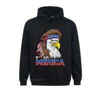 Las mujeres Kawaii sudaderas con capucha de moda jersey de Anime águila Mullet América sudaderas con capucha de los hombres 4th DE JULIO bandera americana EUA Sudadera con capucha