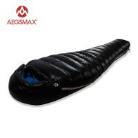 hot！【DT】✑  AEGISMAX 95  Down Mummy Camping Sleeping Cold Baffle Design Splicing FP800 G1-G5