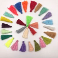 【YF】❃❦◎  30pcs/Lot 30mm Cotton Small Tassels Fringe Trim Sewing Curtains Accessories Keychain Bulk