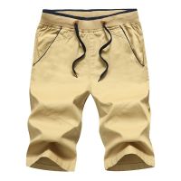 [A Flexible] ■ 100กางเกงขาสั้นผ้าฝ้ายสำหรับผู้ชายกางเกงชายหาดขาสั้นผู้ชาย