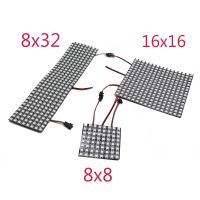 WS2812B 8x8 8x32 16x16 Matrix DC5V WS2812b Digital Flexible Individually Addressable Panel Light Ws2812 SMD 5050 led Strip Light