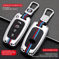 【cw】 For Hyundai Solaris HB20 Veloster SR IX35 Accent Elantra i30 For KIA RIO Forte K2 K3 K5 Sportage 3 4 Buttons Car Key Case Cover